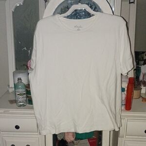 Kim Rogers White Short Sleeve Tee